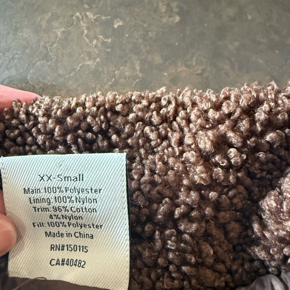 Varley Chocolate Brown Sherpa Jacket - Picture 7 of 10